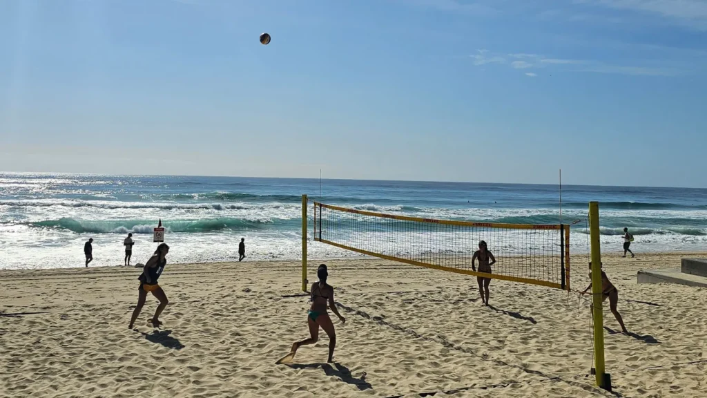 Beach volleyball at Surfers Paradise Beach Gold Coast