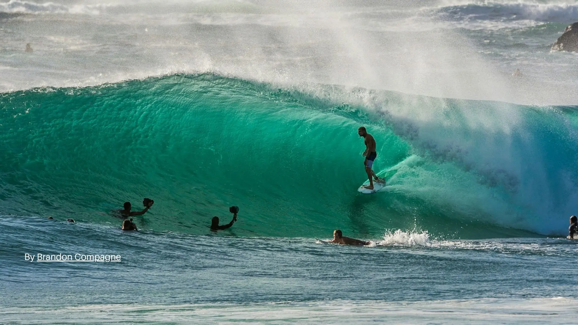 Surfing Queensland – surfer riding a barrel at Superbank Gold Coast